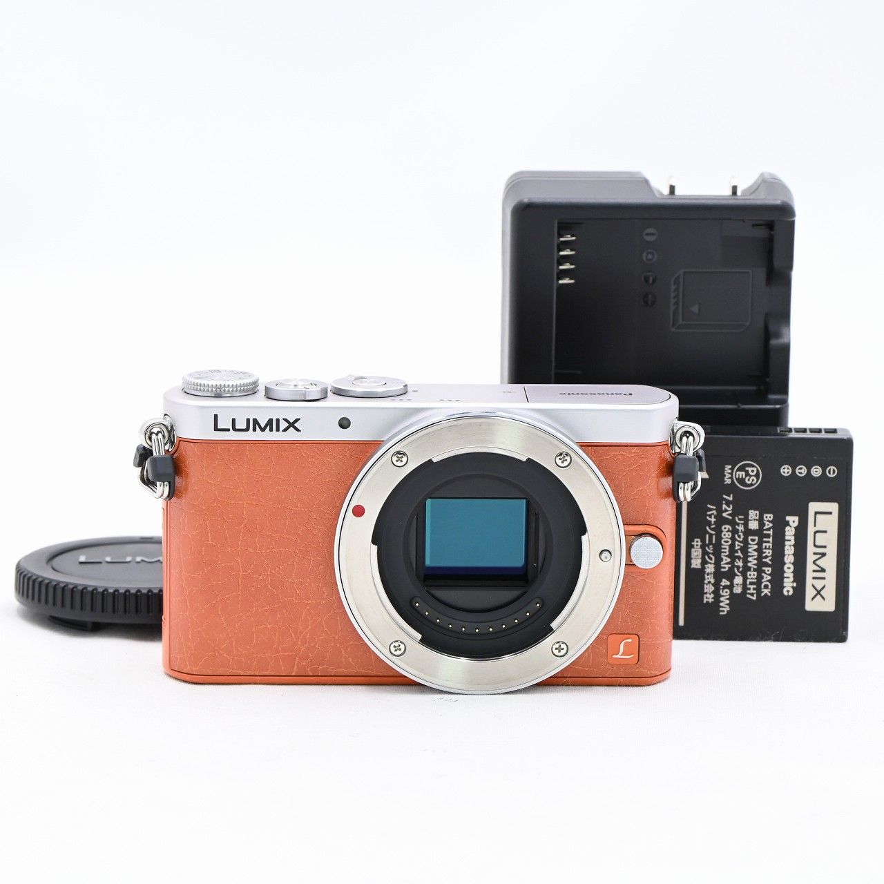 Panasonic パナソニック LUMIX GM1 オレンジ DMC-GM1 ボディ ミラー 