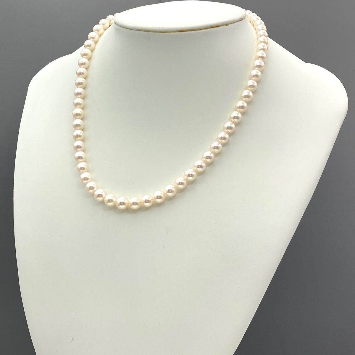 TASAKI シルバー真珠ネックレス タサキ TASAKI パール デザインネックレス シルバー 真珠 silver