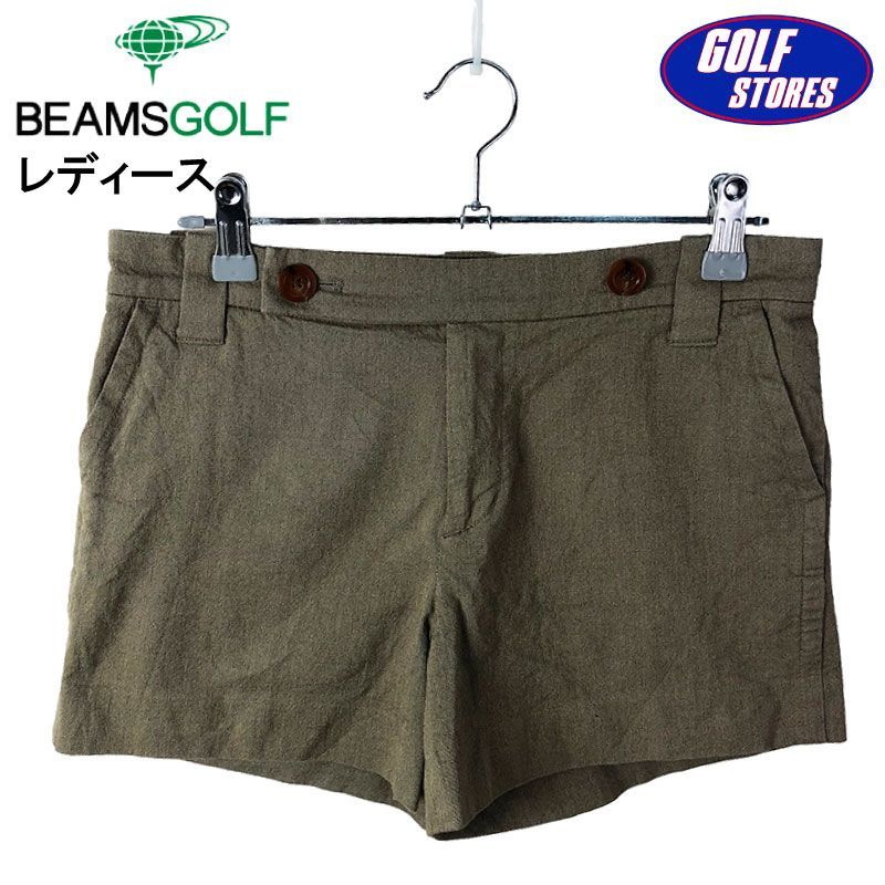 BEAMS GOLF ビームスゴルフ レディース ショートパンツ ブラウン S NP