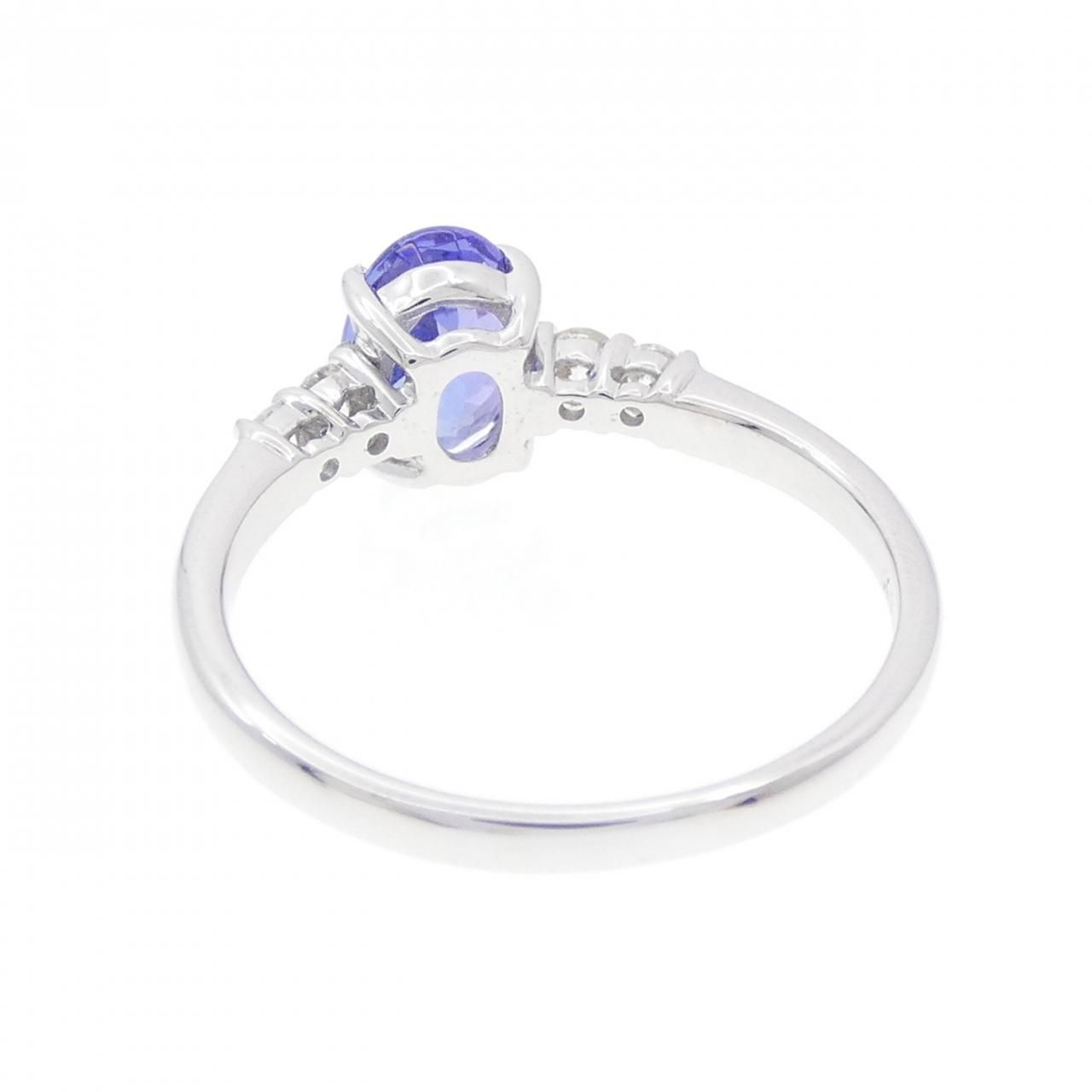 K18WG タンザナイト リング 1.00CT - メルカリ 