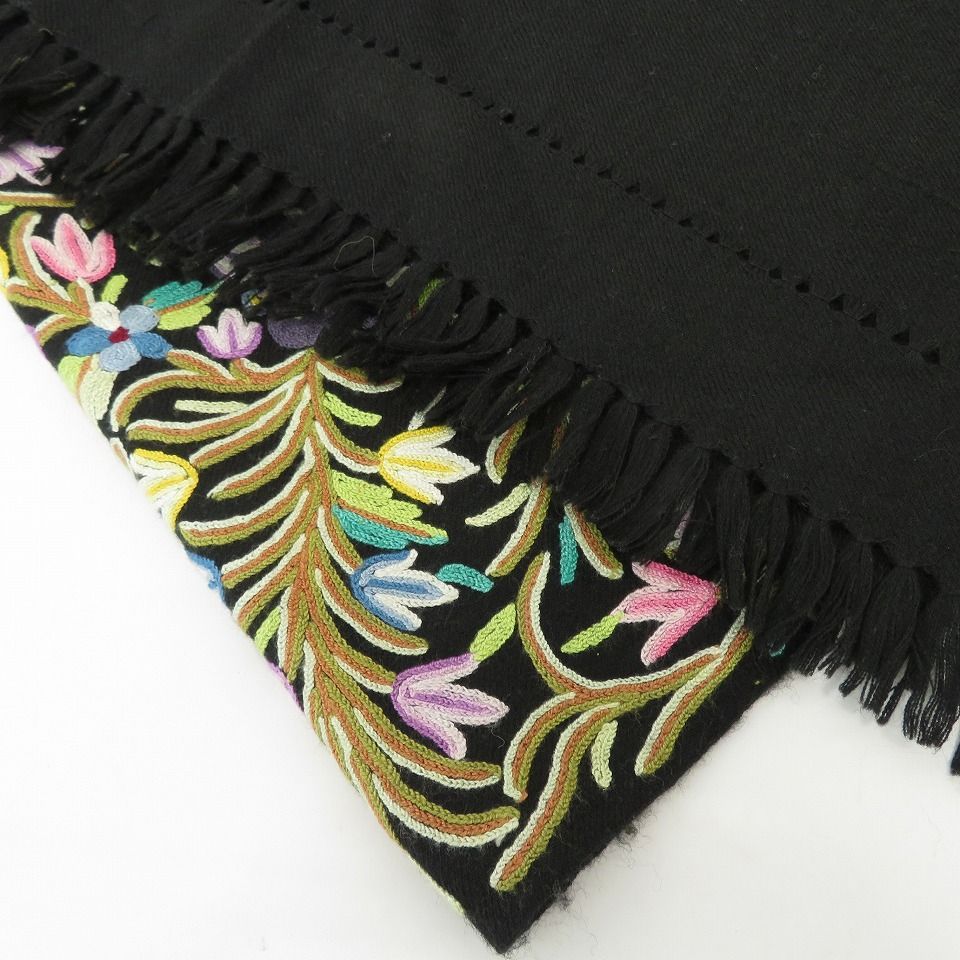 専用】カシミールの総刺繍ストール KASHMIR カシミール インド製 総