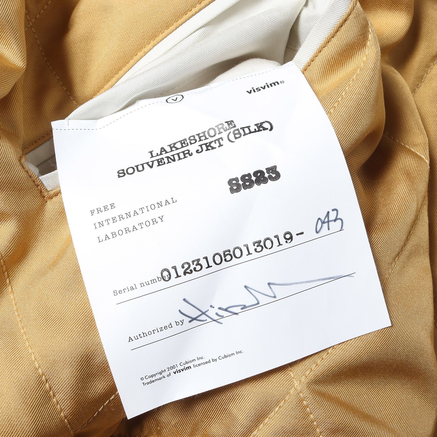 ジャケット・アウター visvim LAKESHORE SOUVENIR JKT 新品 visvim ビズビム 受注限定 シルク リバーシブル スーベニア