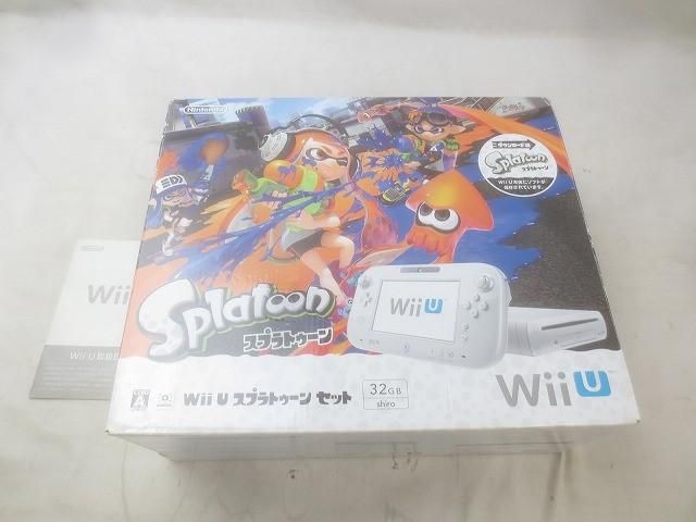 中古品 ゲーム Wii U 本体 WUP-101(01) スプラトゥーン セット