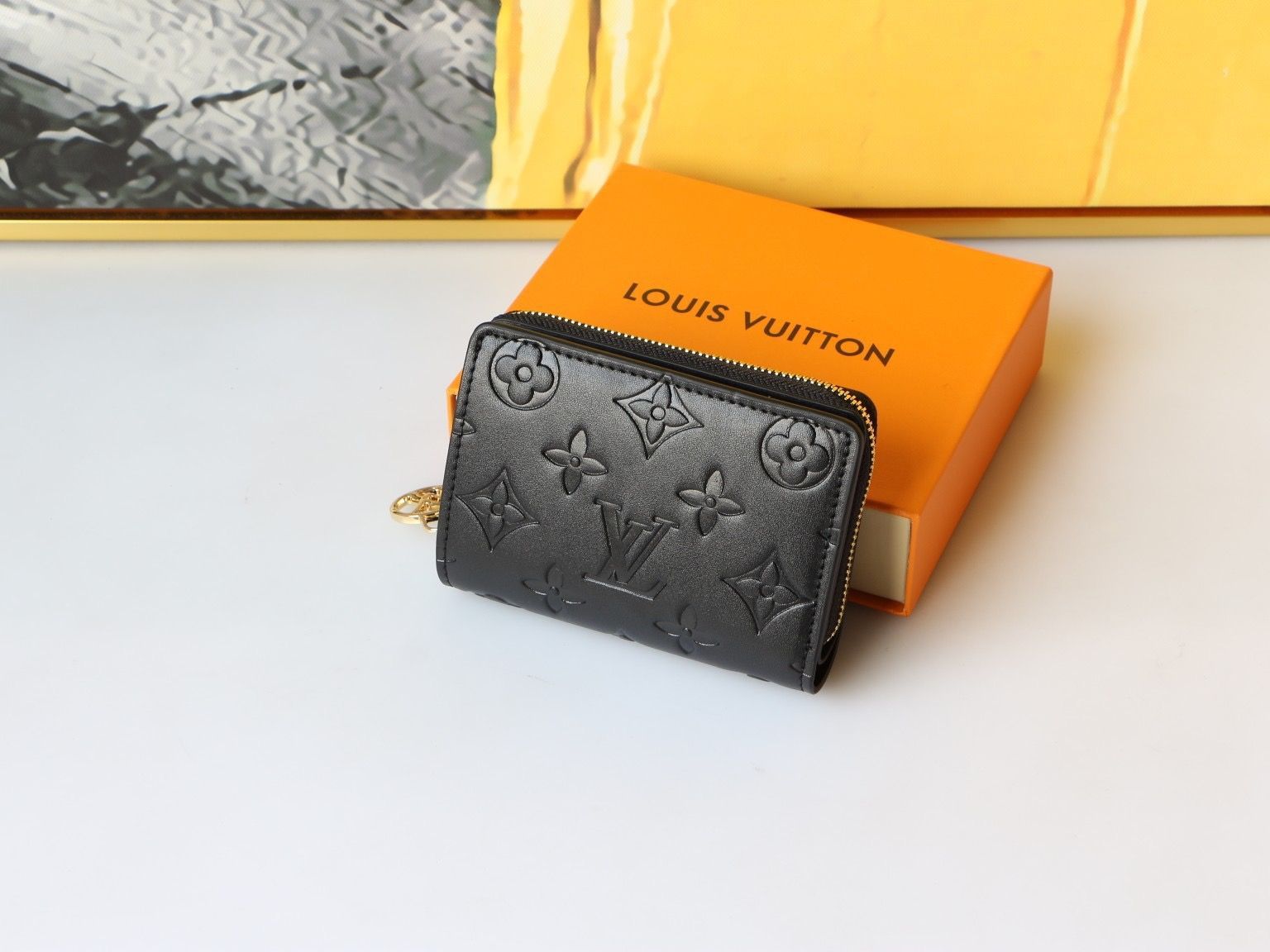 ルイヴィトン LOUIS VUITTON ポルトフォイユ･ルー  財布 黑