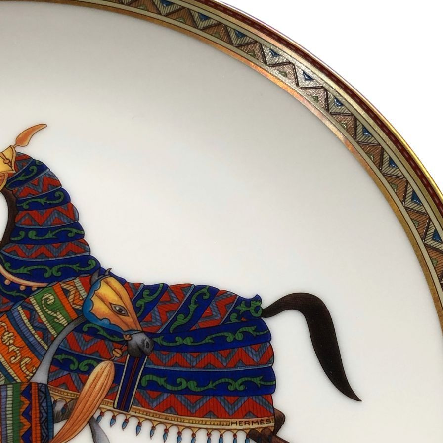 エルメス プレート シュヴァルドリアン ホース ホワイト【AFI28