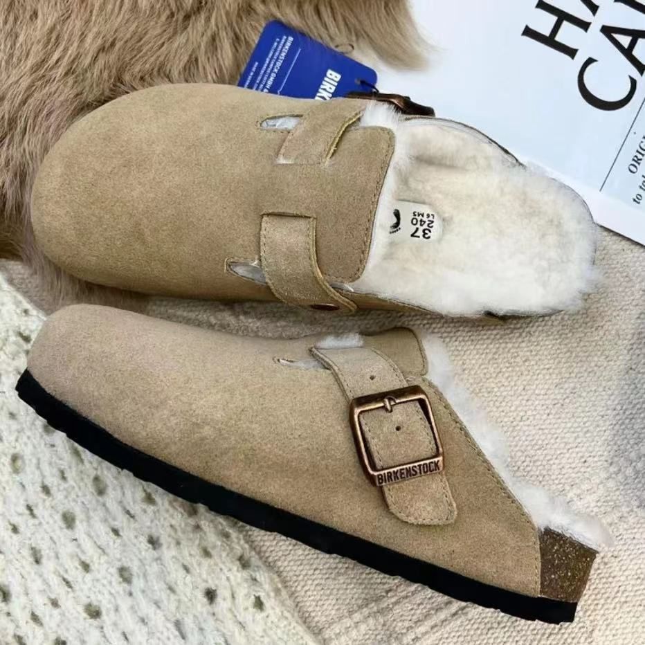 BIRKENSTOCKビルケンシュトックBoston Shearling Suede/ボストンファー