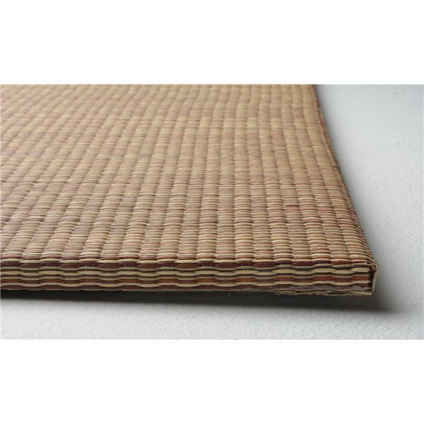 置き畳 ユニット畳 約幅82×奥行82×高さ1.5cm ブラウン い草100％ 軽量 滑りにくい加工 空気清浄 キズ防止 四季 しき