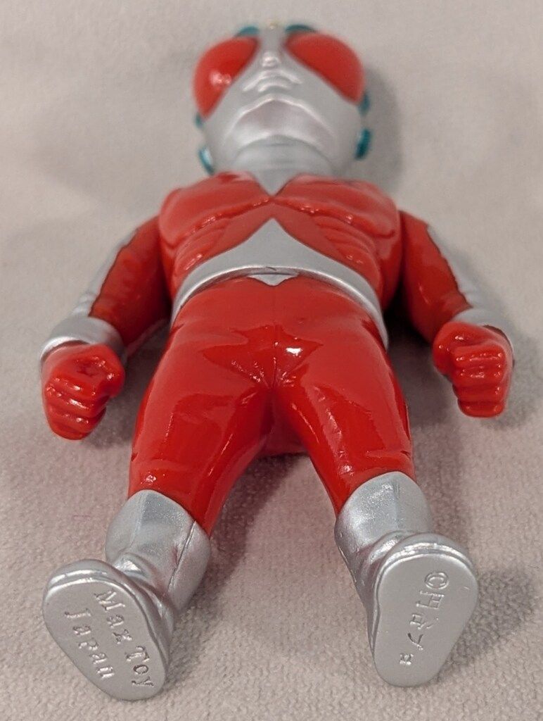 オンライン MAXTOY ミニソフビ怪獣倉庫シリーズ ファイヤーマン 赤成型