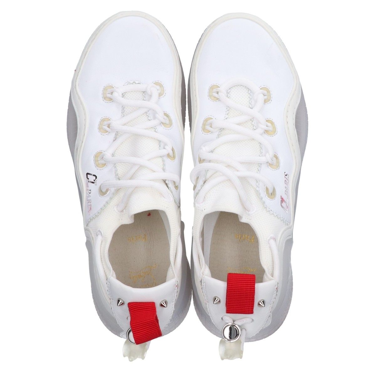 Christian Louboutin クリスチャンルブタン 22AW ARPOADOR FLAT CLF ローカット スニーカー 37 1/2 -  メルカリ