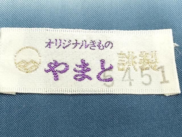 平和屋着物●本場大島紬　白大島　富士山　やまと誂製　正絹　逸品　CAAS9226th 平和屋着物○本場大島紬 白大島 富士山 やまと誂製 正絹 逸品
