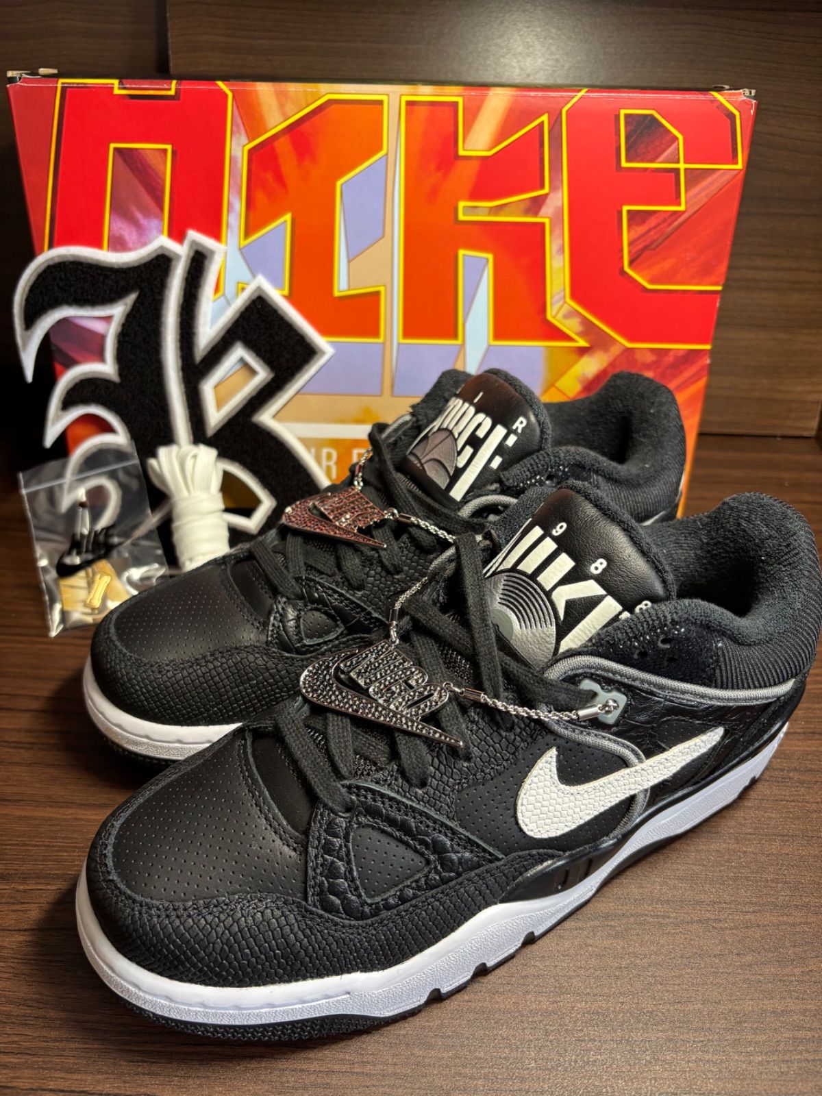 ニゴー × ナイキ エアフォース3 ロー ブラック/ホワイトヒールロゴ NIGO ニゴー × ナイキ エアフォース3 ロー ブラック/ホワイトヒール