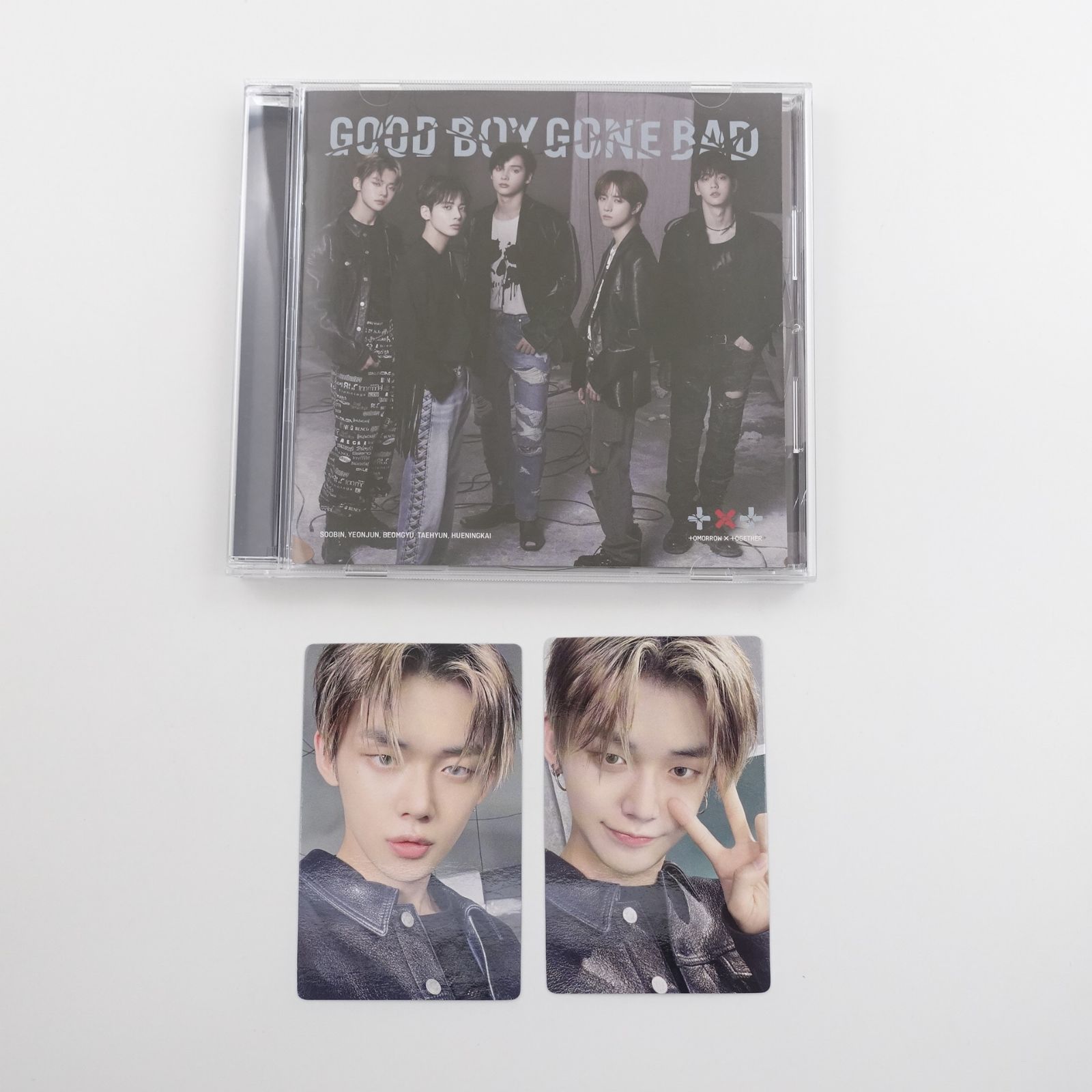 TXT ヨンジュン GOODBOYGONEBAD トレカ カード フォト 2枚 CD 盤 