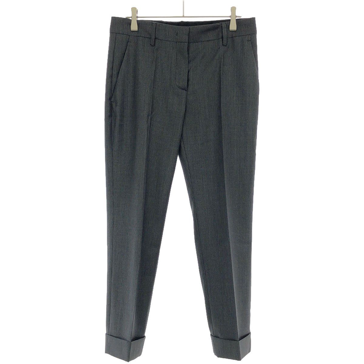 PRADA プラダ ハウンドトゥースウールスラックスパンツ APD1