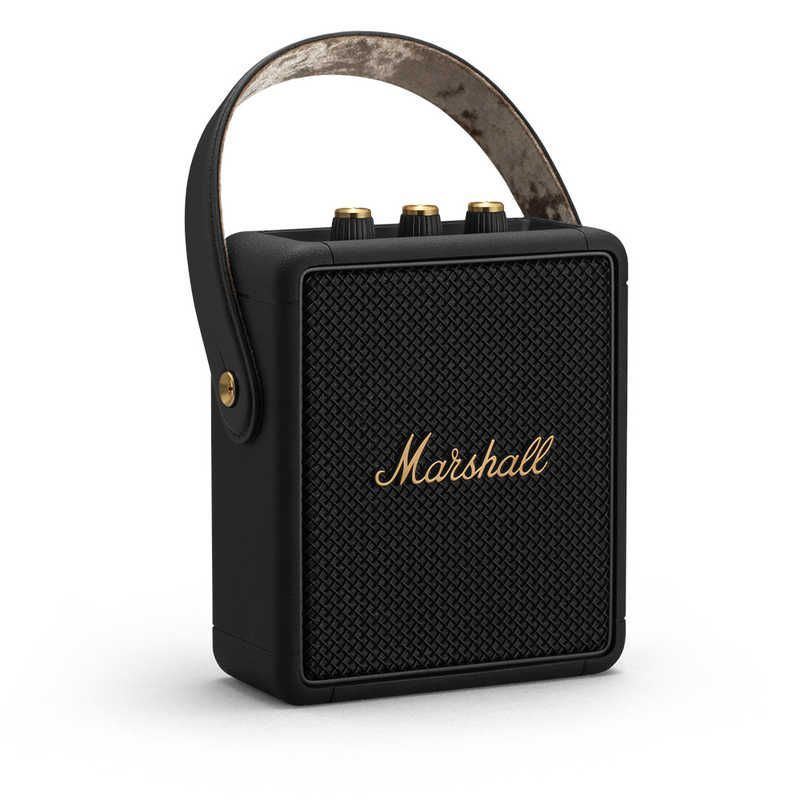 【限定品】 MARSHALL Bluetoothスピーカー ブラック＆ブラス STOCKWELLII-BLACK-AND-BRASS