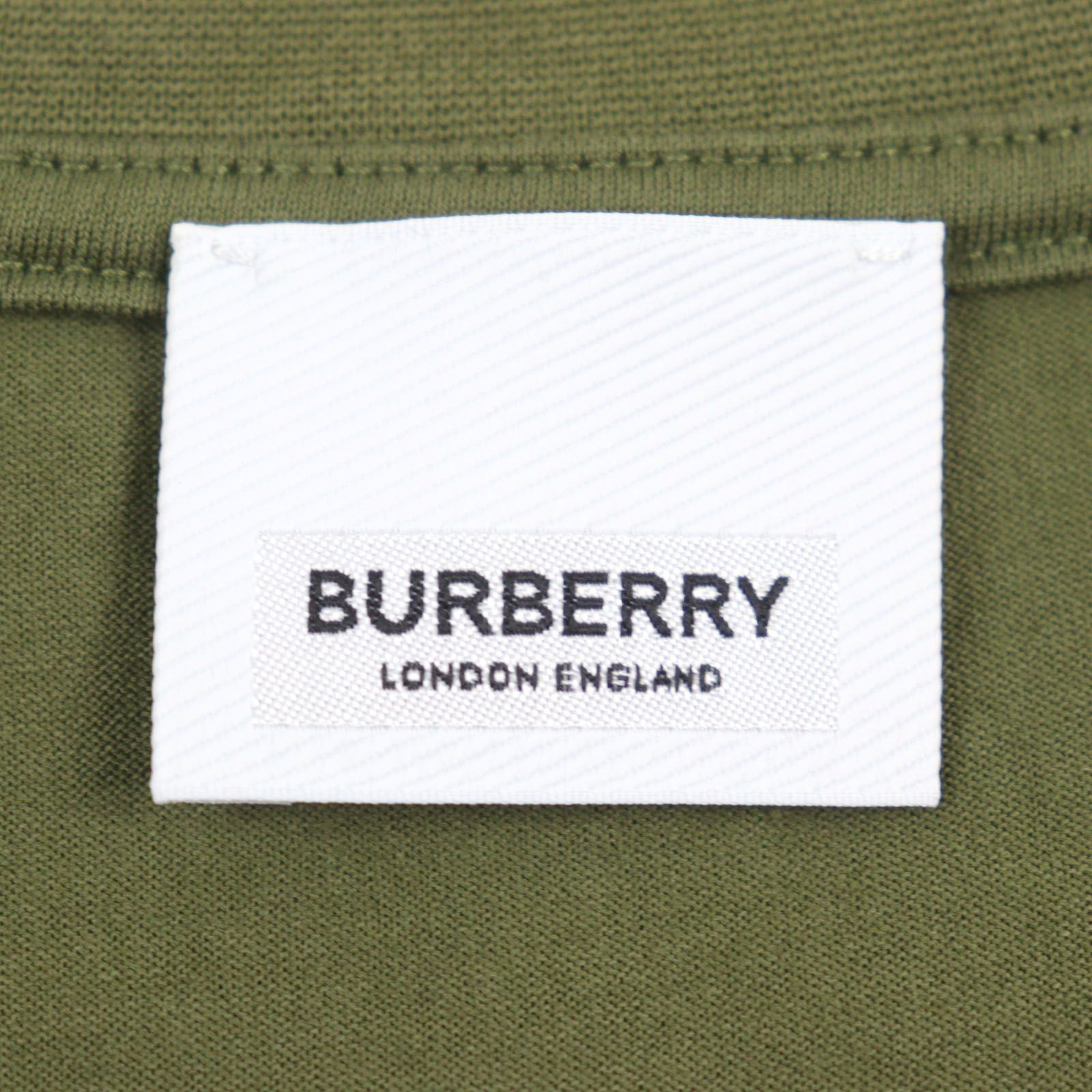美品○BURBERRY バーバリー 8055249 HARLFORD コットン100% ラバーロゴ  