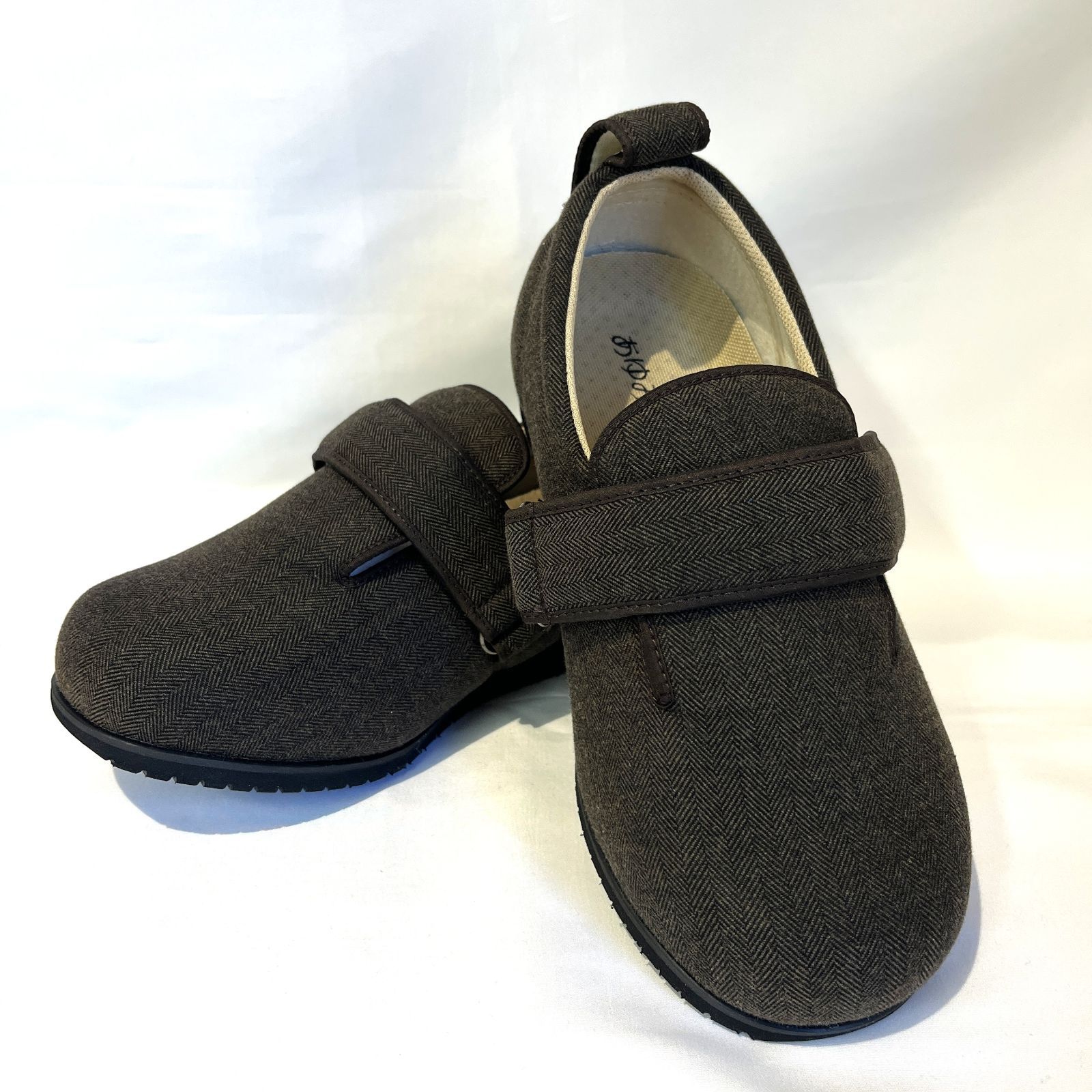 ダブルマジックⅡヘリンボン ９E 茶 3 L 25.0～25.5 cm