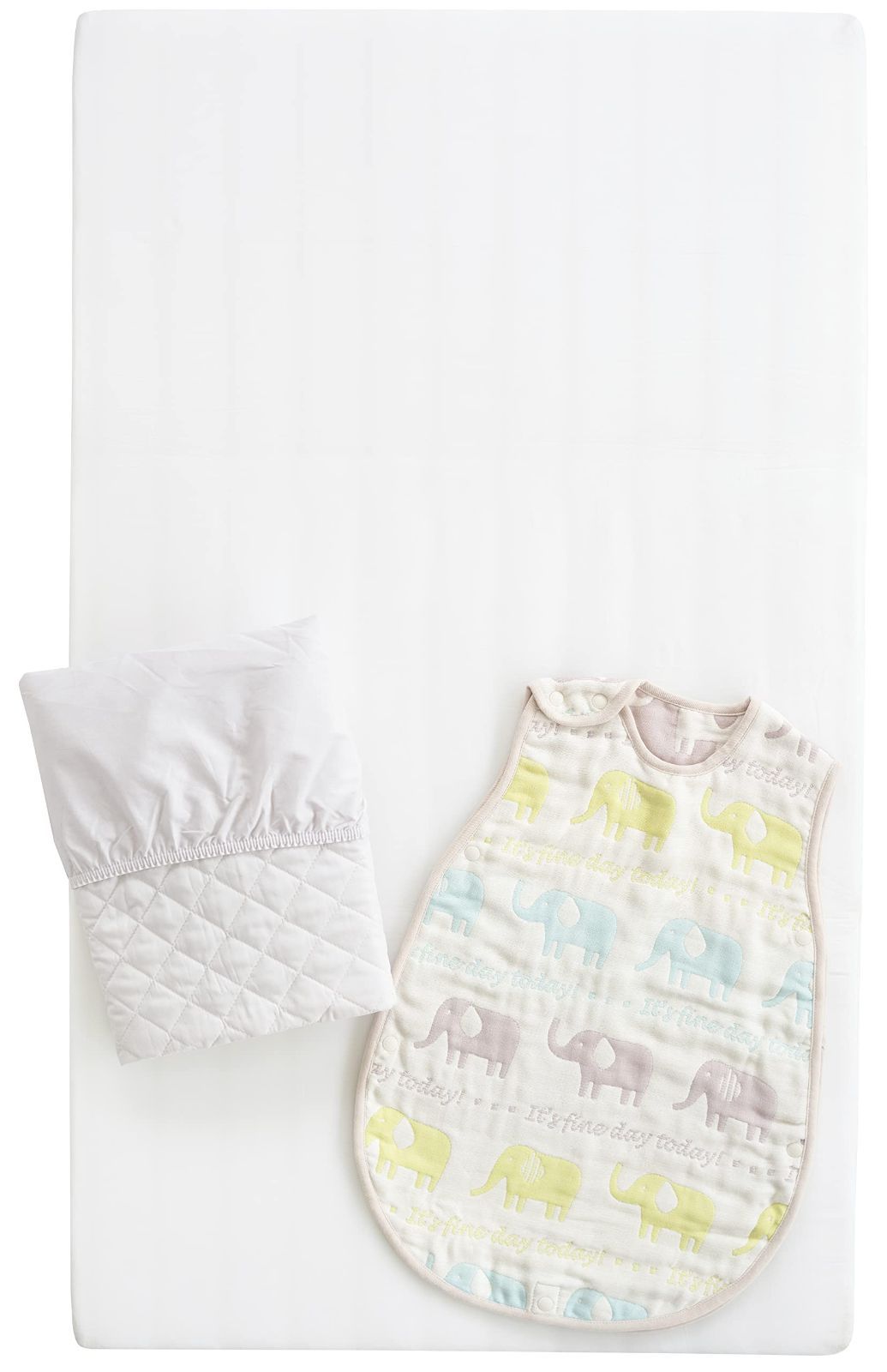 数量 のみ 70×120cm ぞう 7141-8888-30 敷布団 防水パッド スリーパー ライト ベビー布団セット 洗濯機で洗える SANDESICA サンデシカ