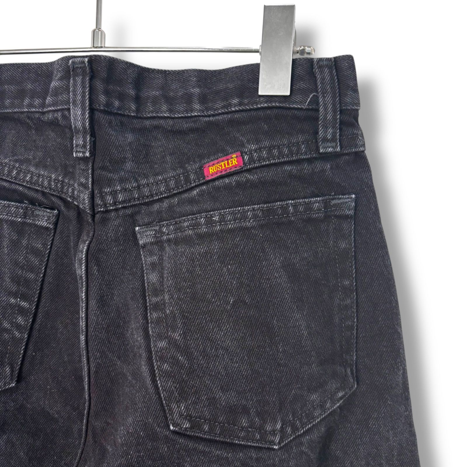 RUSTLER Black Denim Pants 【W30×L30 ③】 90年代 2000年代 ラスラー 