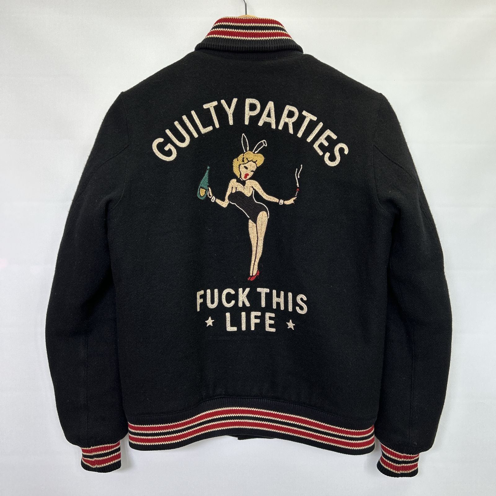 WACKO MARIA GUILTY PARTIES スタジャン バニー 刺繍 WACKO MARIA GUILTY PARTIES スタジャン バニー 刺繍