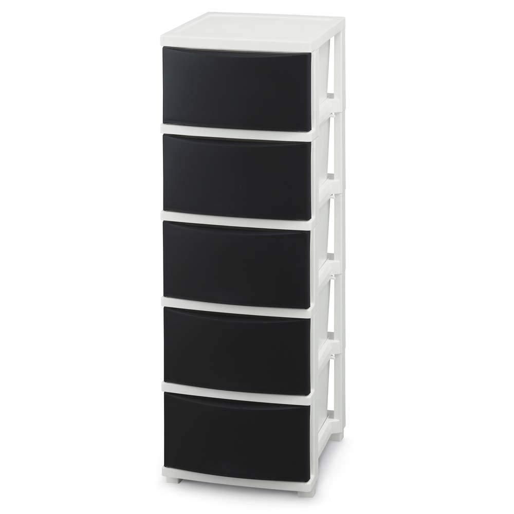 天馬 フィッツプラス ホワイトチェスト 5段 引き出し付き 天馬