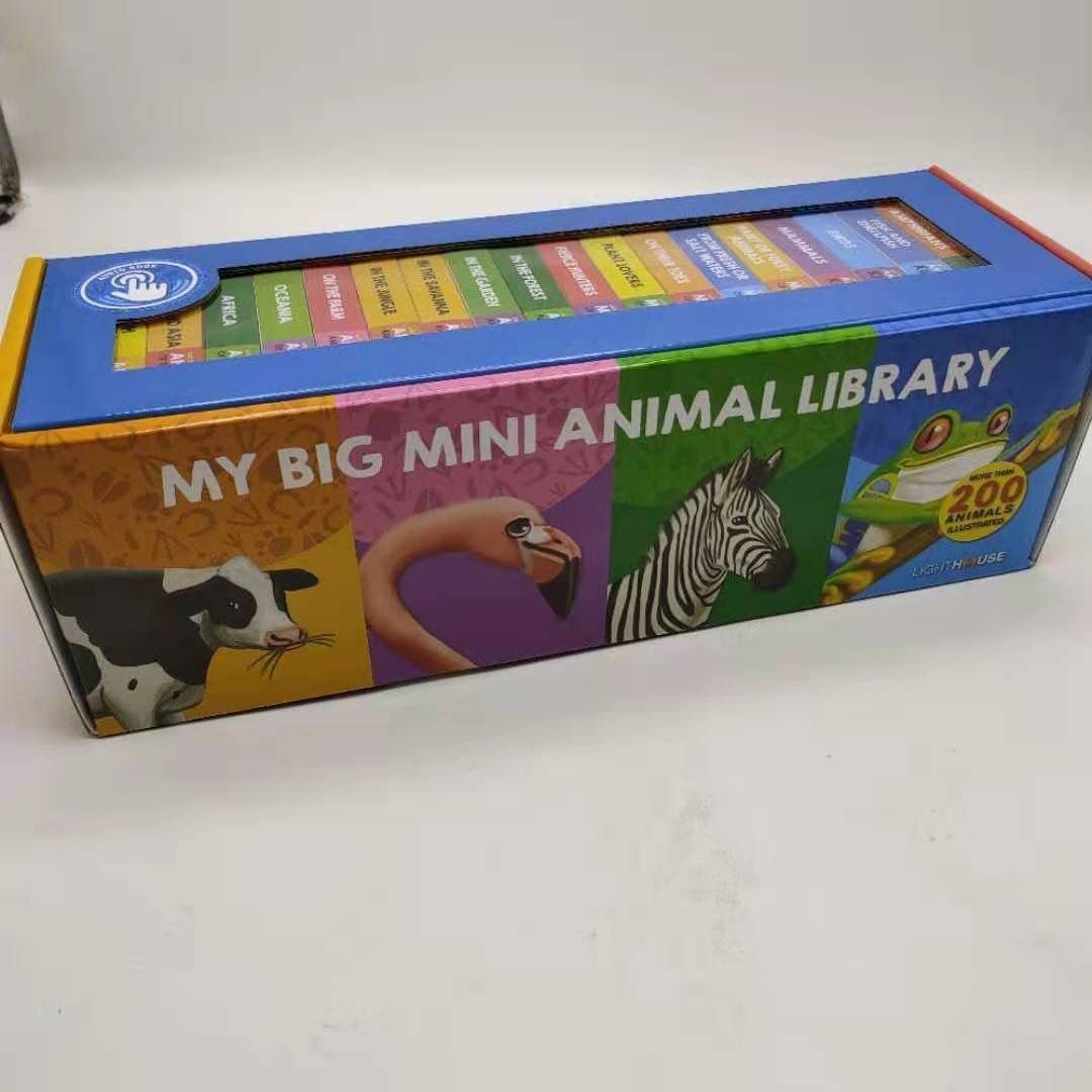 英語絵本 my big mini animal library 20冊 My big mini animal library 手掌書 児童絵本 英語絵本20册