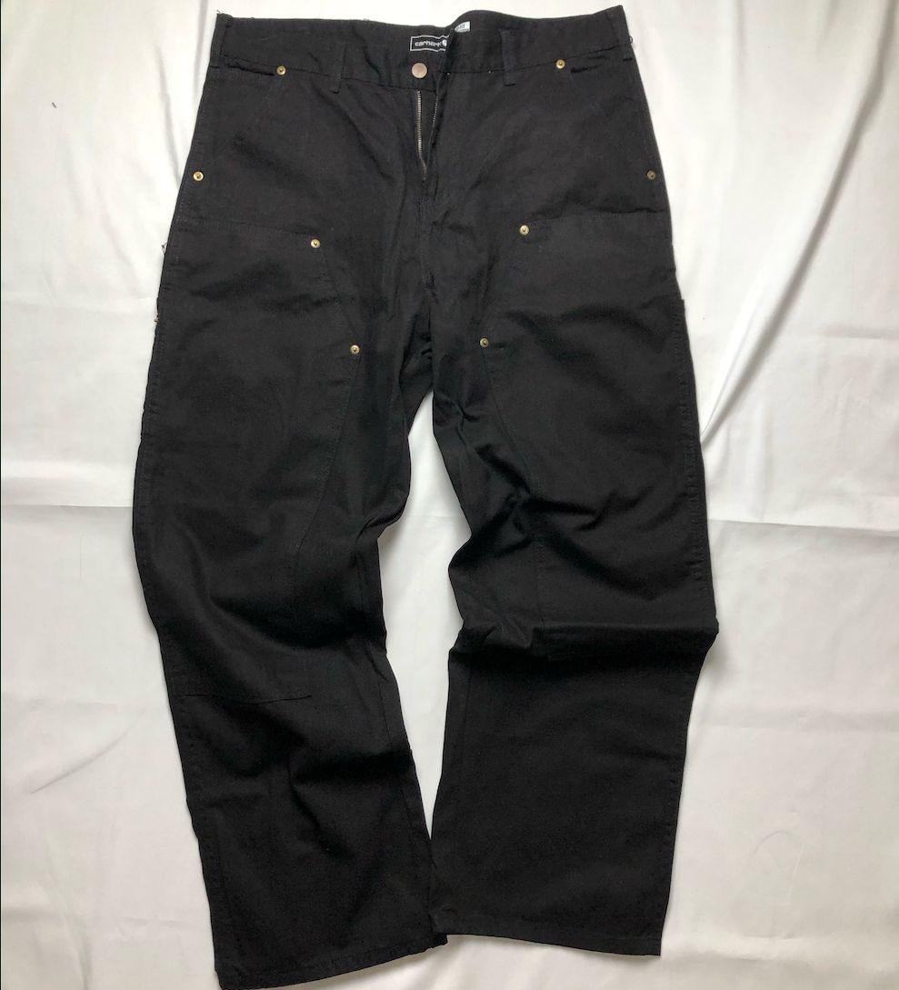 古着 カーハート carhartt ダブルニー パンツ ブラック ３６サイズ