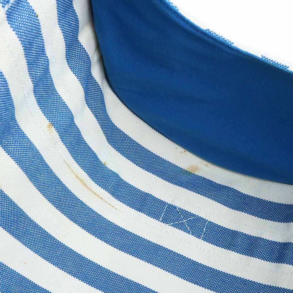 エルメス カンヌ PM ハンドバッグ トワルアッシュ キャンバス ブルー