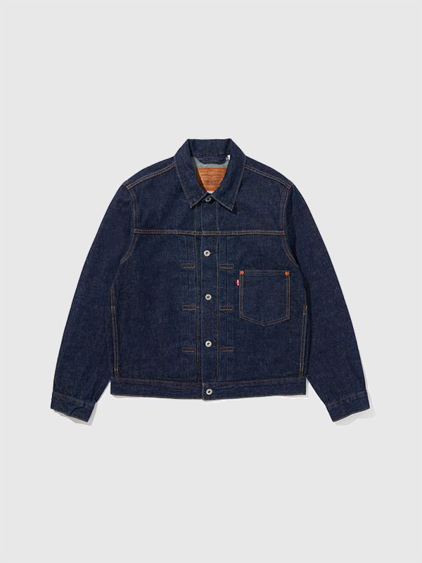 LEVIS リーバイス LEVI S PREMIUM ジャケット メンズ デニムジャケット 1st トラッカージャケット WORN IN TYPE I 赤耳 Tバック BIGE A3174-0002