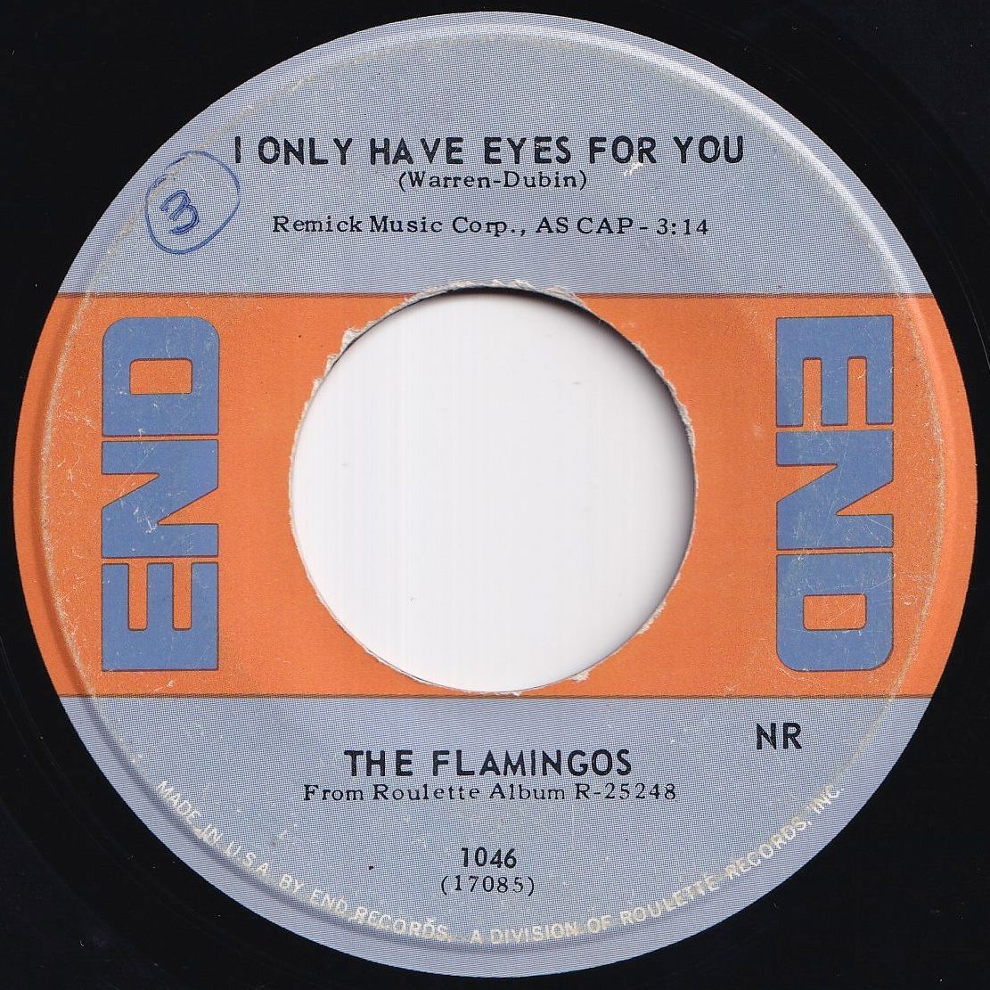 ピエール・ビュゾン／プロムナード・センチメンタル 感傷への誘い レコードW Flamingos I Only Have Eyes For You / Love Walked In End US