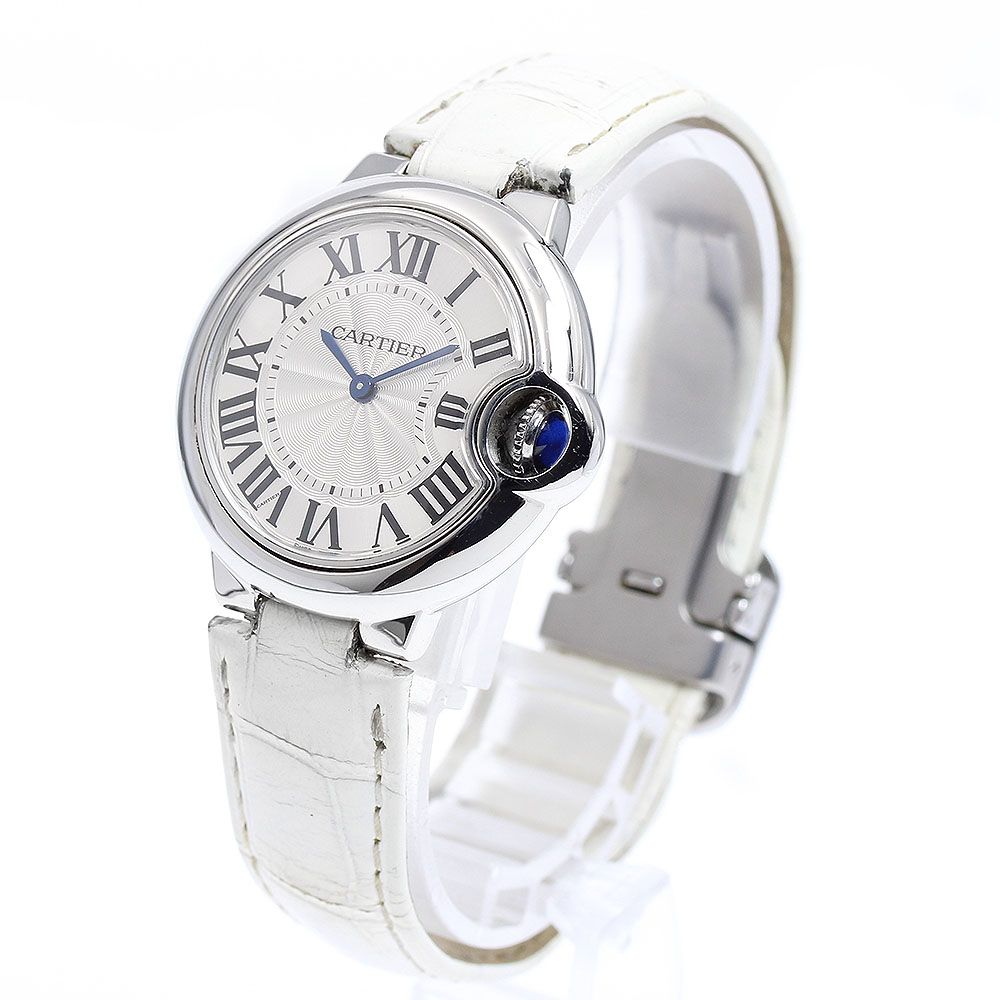 カルティエ CARTIER W6920086 バロンブルー 33mm クォーツ レディース_900168 - メルカリ