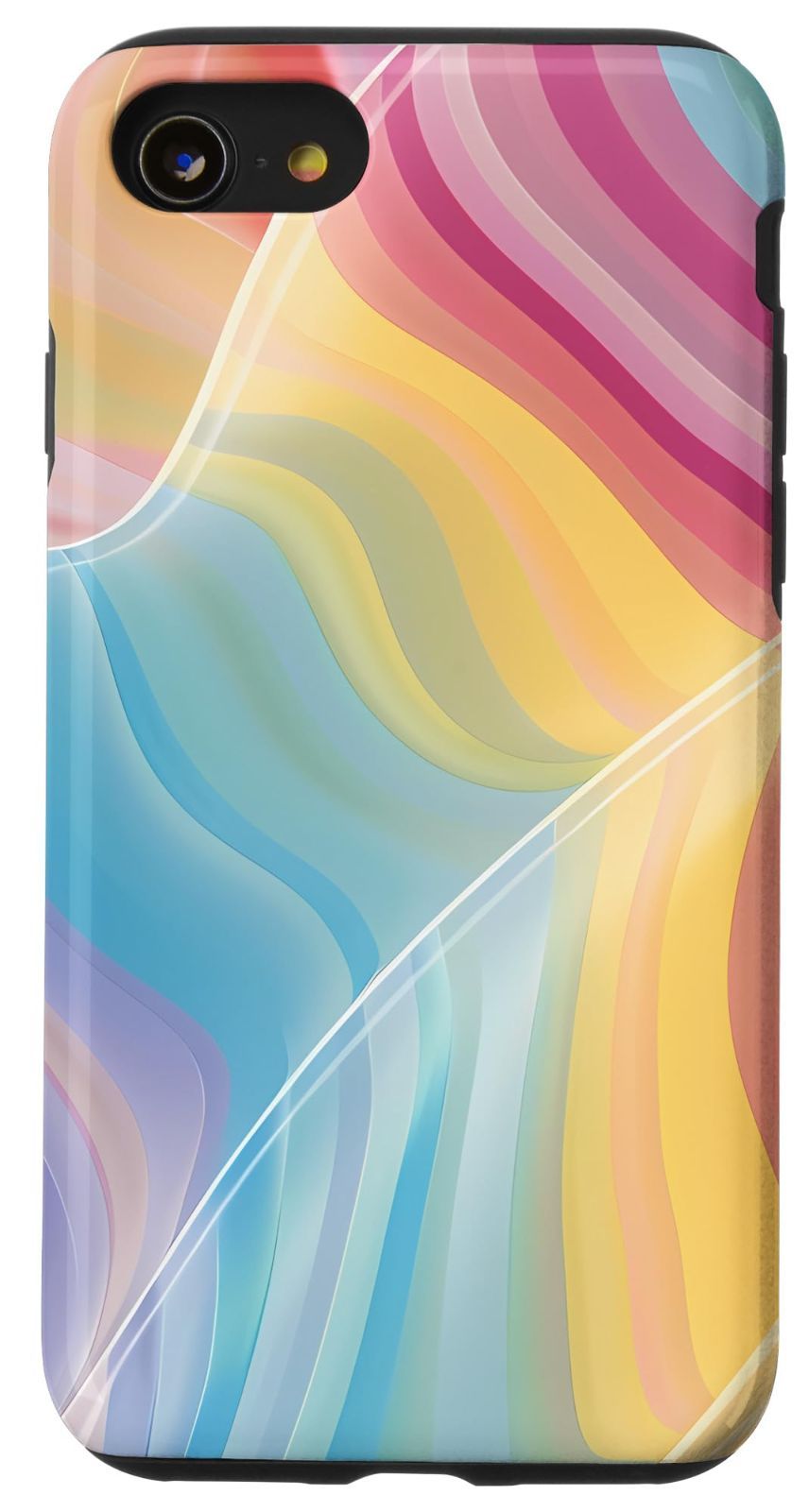 KS-422】ケイトスペードiPhone14Pro ケース 虹 レインボー KS-422