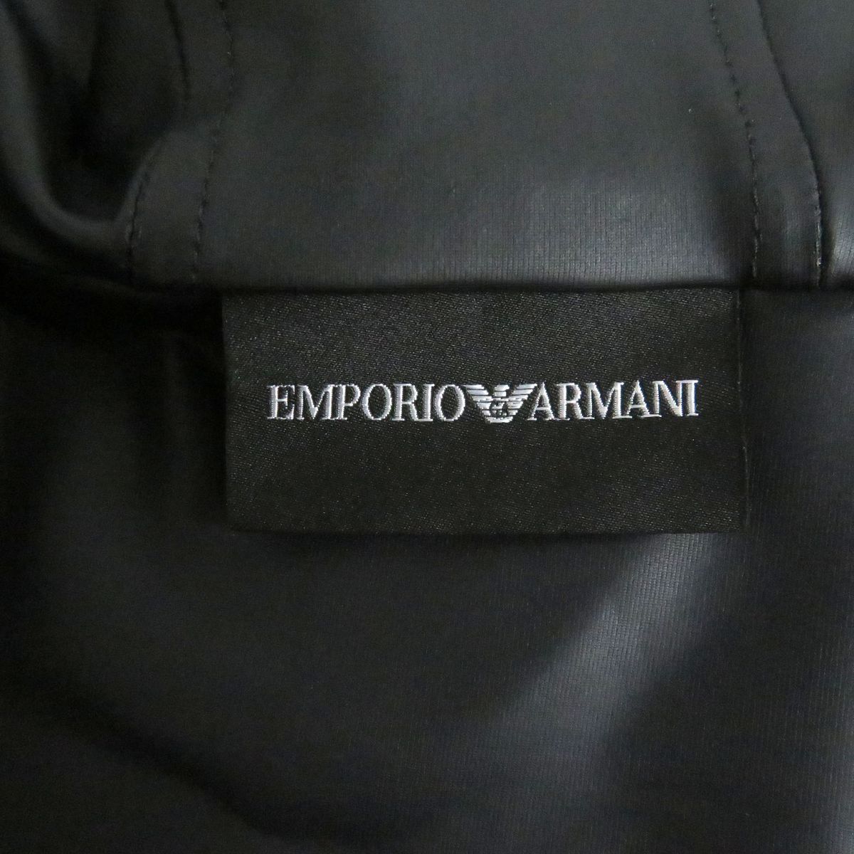 未使用品□21AW 黒タグ EMPORIO ARMANI/エンポリオアルマーニ WZIP