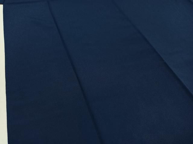 留紺色 洗える着物