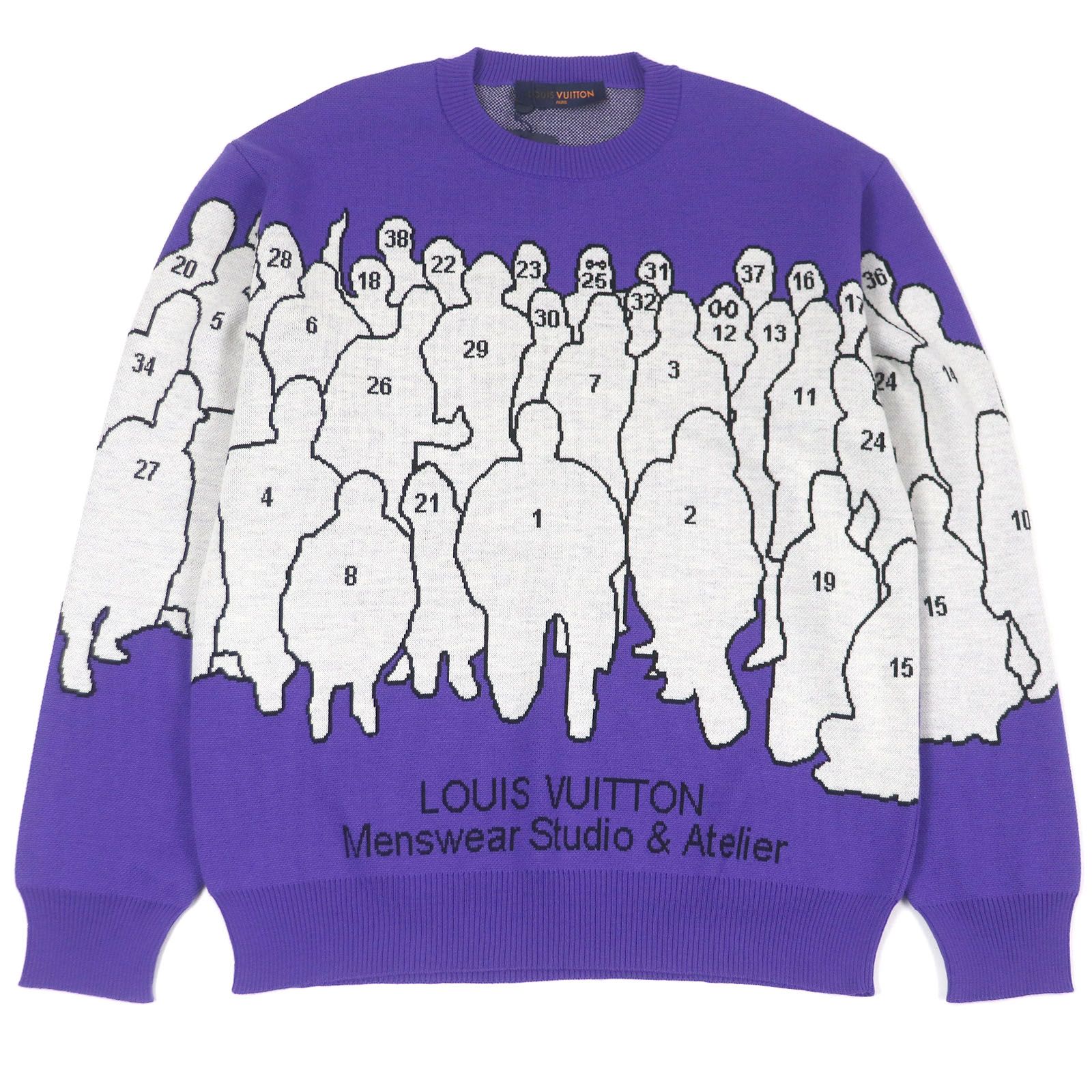 ルイヴィトン オールドスクール カラーブロックセーター レディース XL