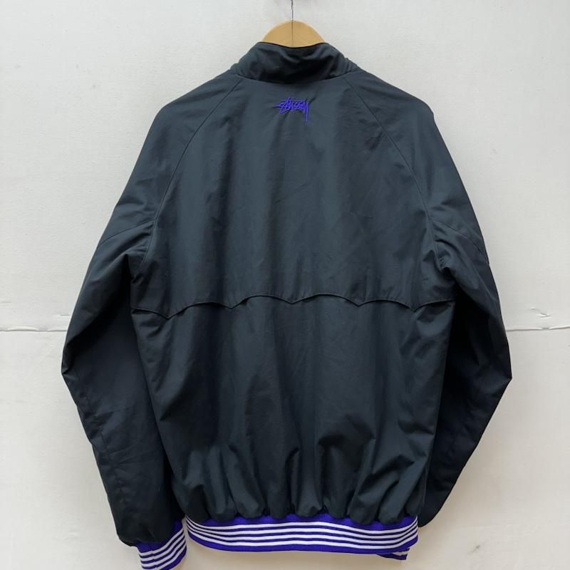 Stussy × BARACUTA G9 ハリントンジャケット 黒/紫