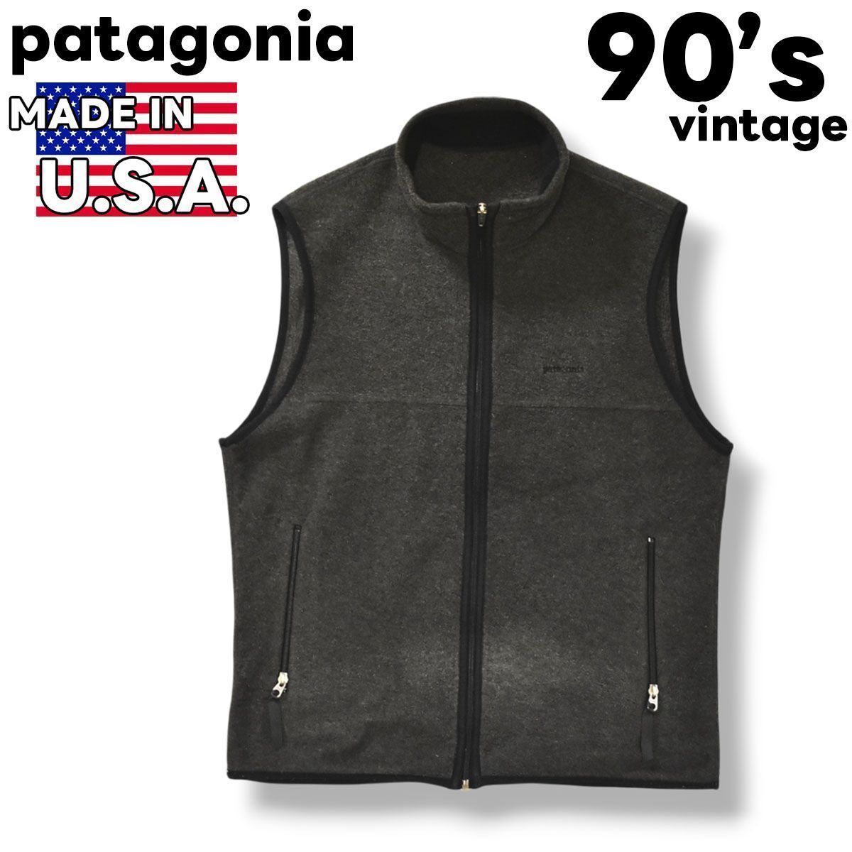 patagonia シンチラベスト made in usa Patagonia 80s made in usa シンチラフリース シンチラ ベスト