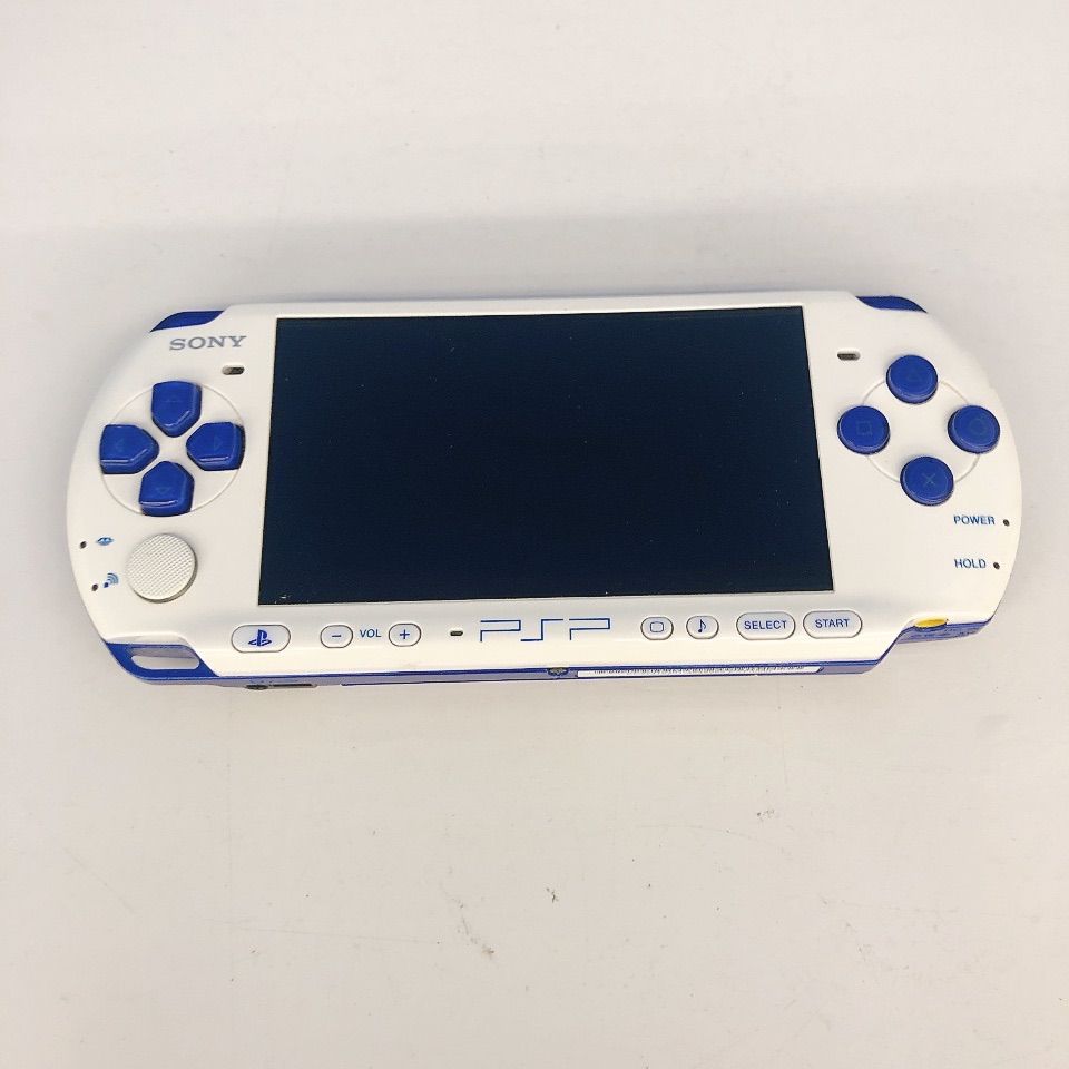 ジャンク品】SONY PSP 3000 ホワイトブルー 本体