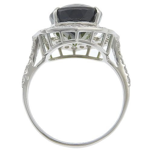 GT6.187/D0.51 グリーントルマリン ダイヤモンド リング Pt950プラチナ  