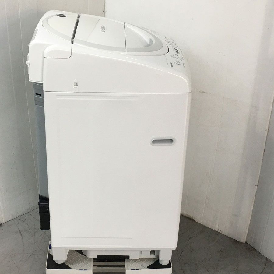 美品 2021年製 8kgTOSHIBA ZABOON AW-8V9 東芝 東芝、「浸透ザブーン洗浄」採用のタテ型洗濯乾燥機「AW-8V9