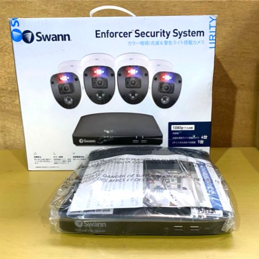 ♥ Swann スワン 防犯カメラ セキュリティカメラ Enforcer Security System 4台セット 警告ライト