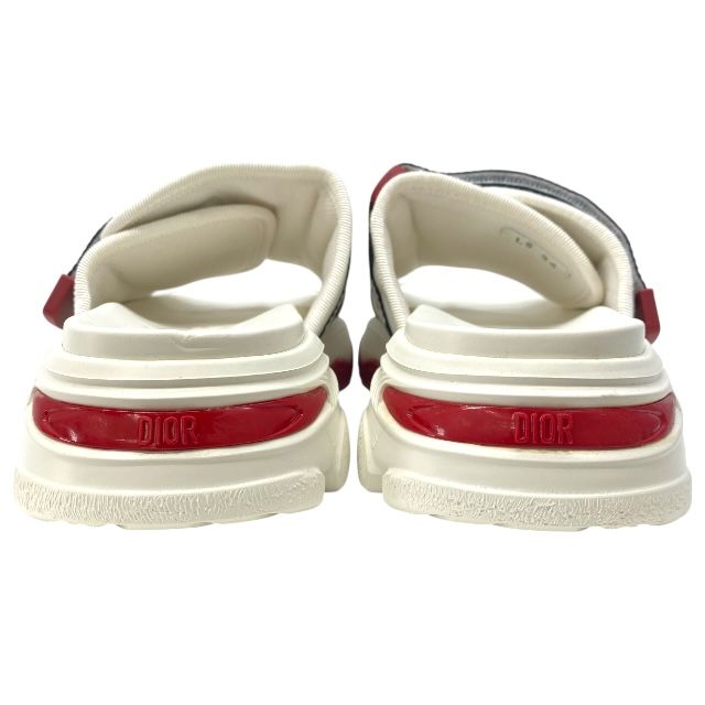 クリスチャンディオール DIOR AMOUR スライド サンダル スリッパ フラット シューズ ベルト ホワイト Christian Dior 34 約21cm WWW_WOWDIGSITE_COM