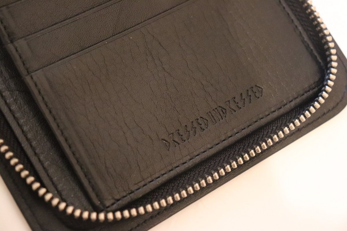 DRESSEDUNDRESSED ドレスドアンドレスド新品ラウンドジップメンズ財布 