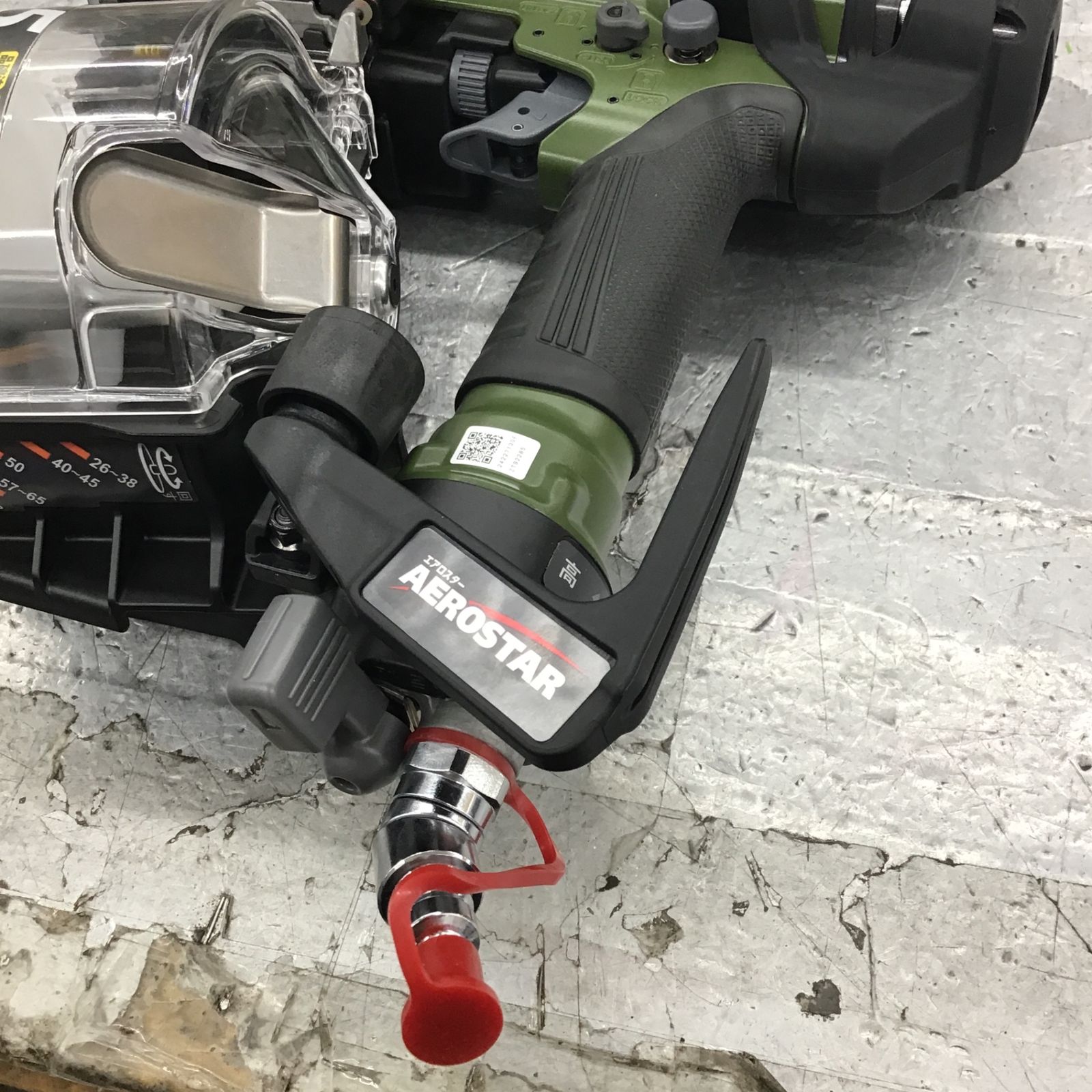 マックス(MAX) 高圧エア釘打ち機 HN-65N4(D)_ミリタリーグリーン【所沢店】