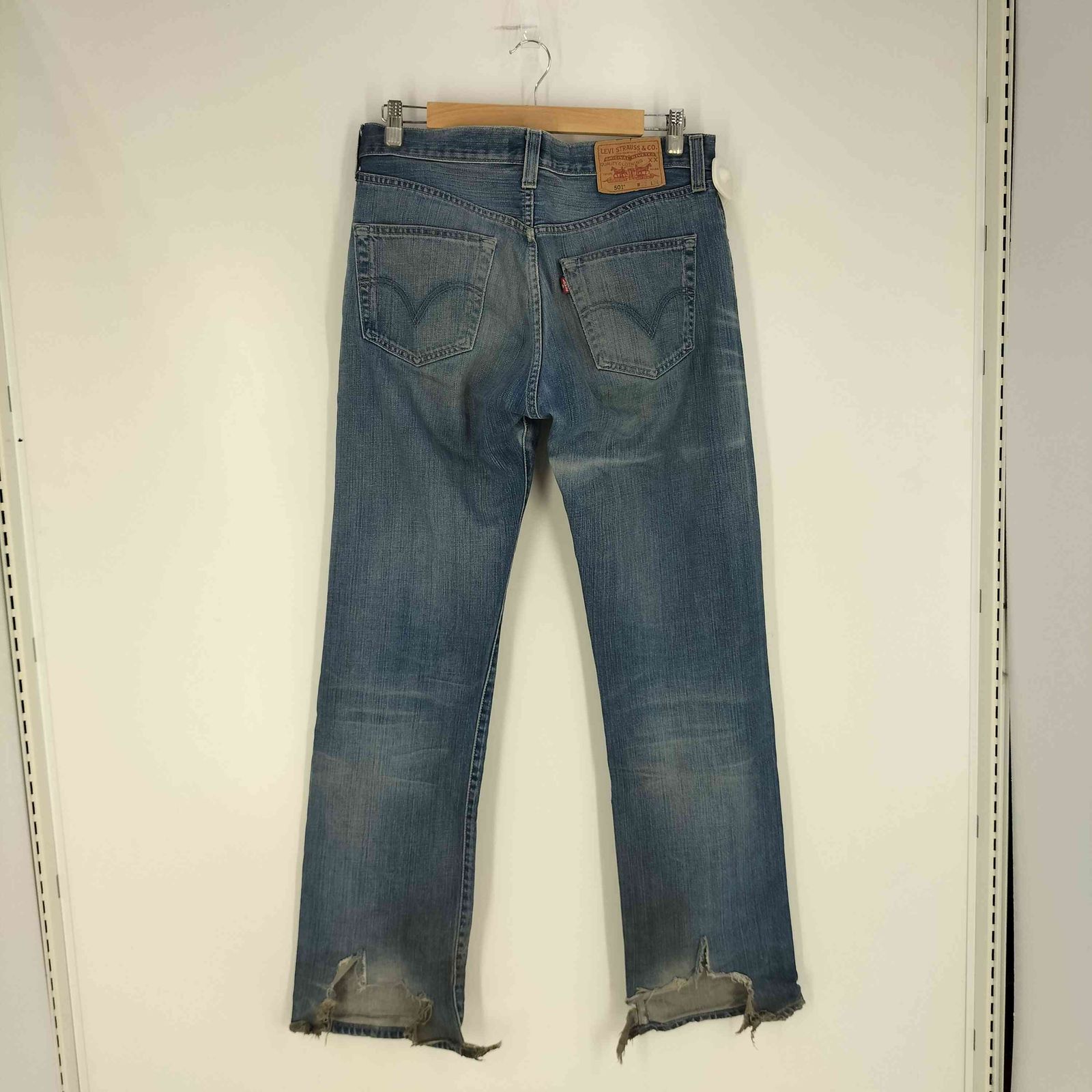 リーバイス Levis 00S ポーランド製 501 ダメージデニム ユーロ