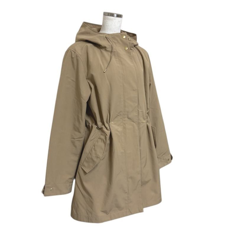 23区 フード付き ツイル モッズコート ライナー付き ベージュ 38号
