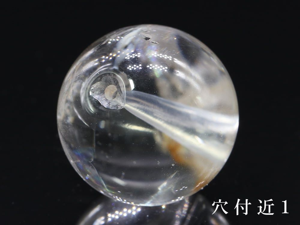 「1点もの 現品」 ヒマラヤ水晶 ブラックエレスチャル 15.9mm パワーストーン バラ売り 天然石 パワーストーン ばら売り