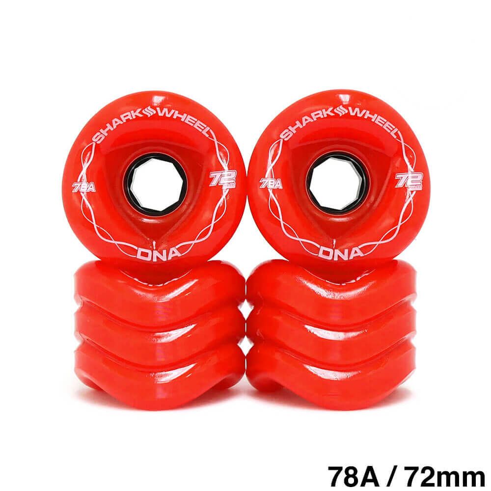 シャークウィール 72mm 78a オレンジ ボーンズベアリング red 17☆新品 未開封 訳あり☆ シャークウィール 72mm 78a オレンジ