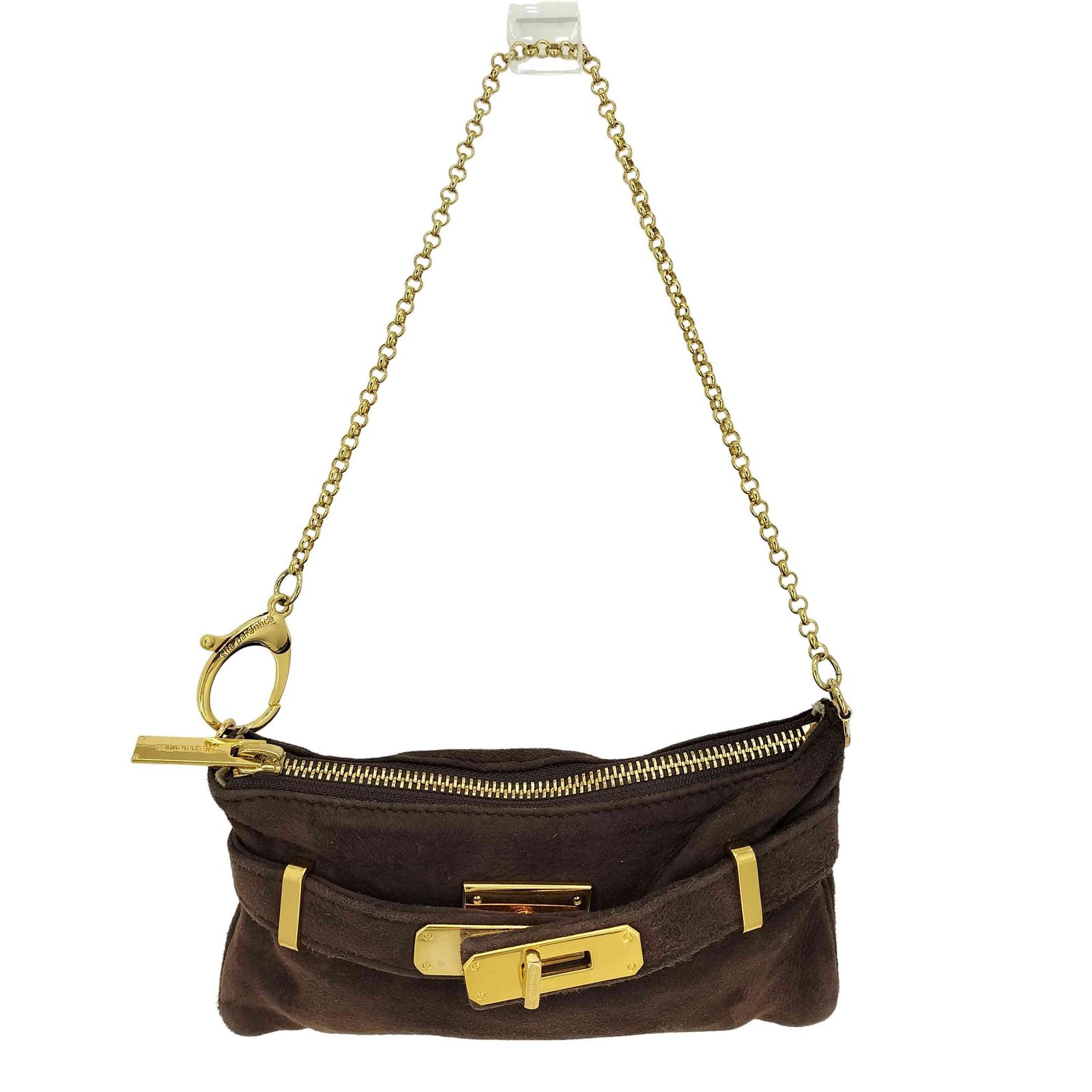 シータパランティカ SITA PARANTICA ヌバックチェーンクラッチバッグ