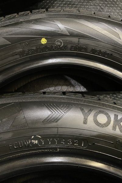 新品 YOKOHAMA ice GUARD iG70 165/70R14 81Q 14インチ スタッドレス 4  