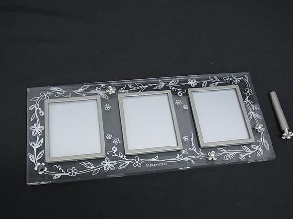 M7】希少✨MIKIMOTOフォトフレーム クリスタルラッカー パール M7